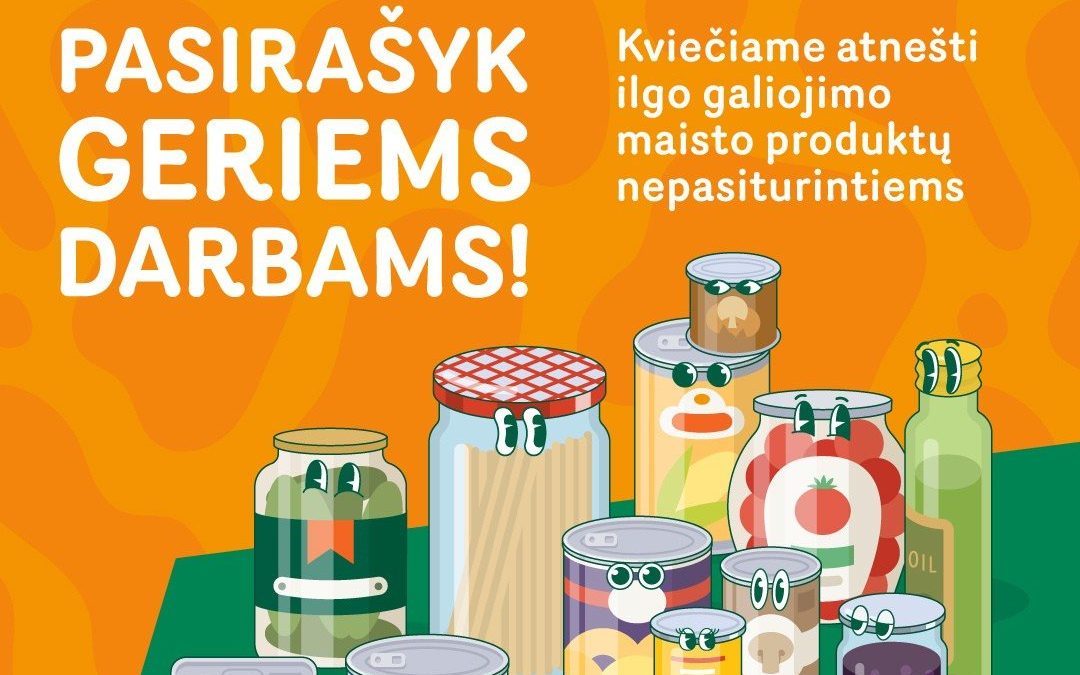 „Maisto banko“ akcija!!! 🍎🍇🥕